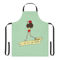 Forrest Gump inspired running quote kitchen apron