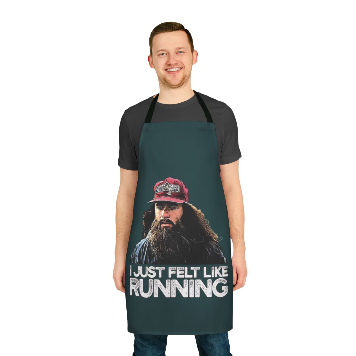 "I Just Felt Like Running" Forrest Gump-Inspired Funny Apron