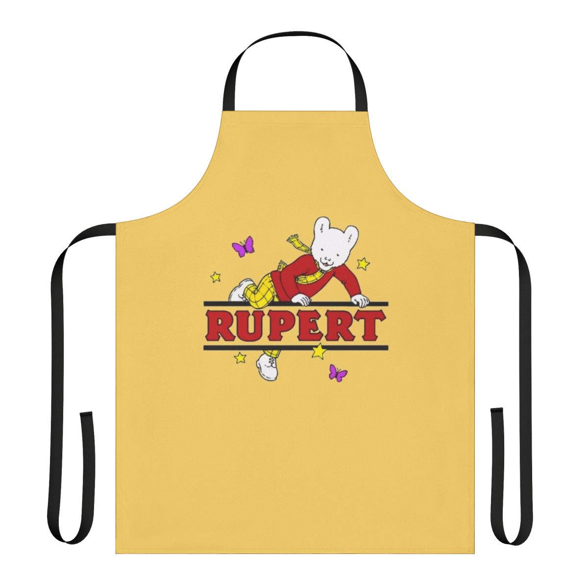 Apron featuring the iconic Rupert Bear character