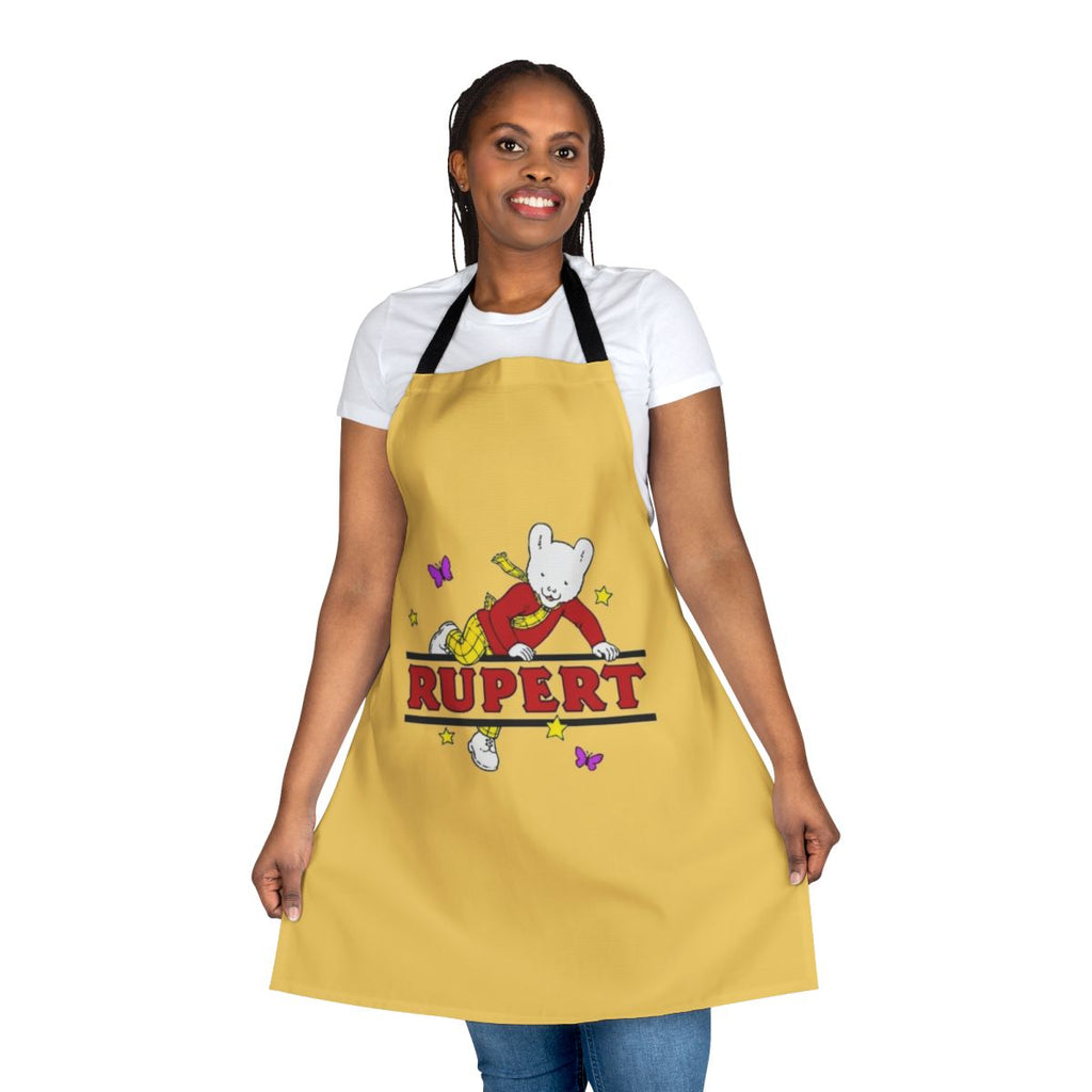 Apron featuring the iconic Rupert Bear character