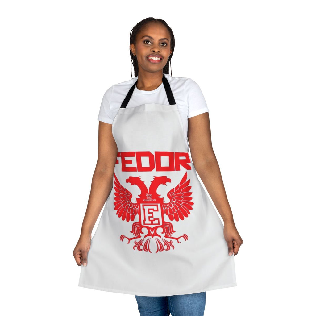 Russian MMA Fighter Inspired Apron with Russian Coat of Arms and Eagle
