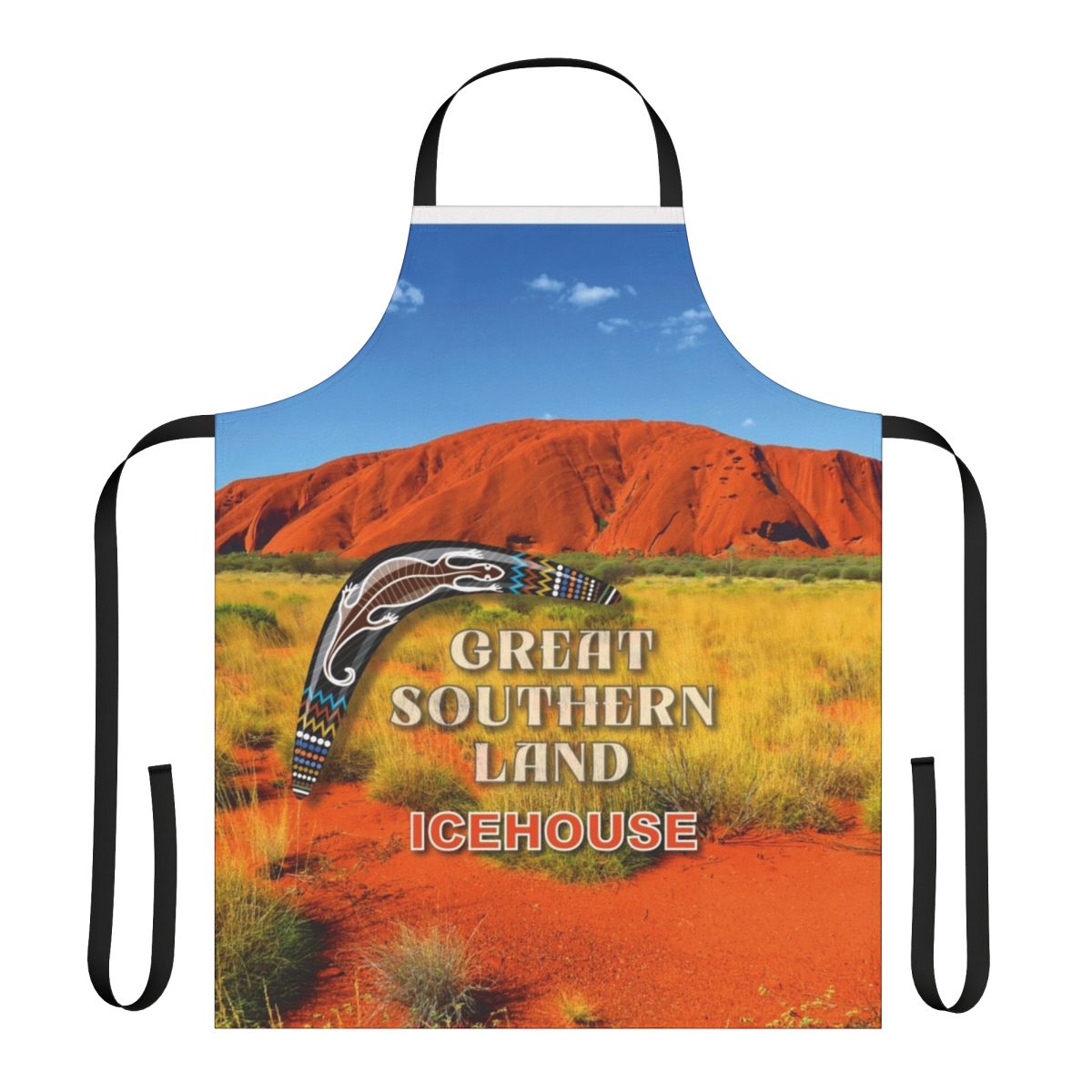 Rustic Australian apron with southern land inspired design