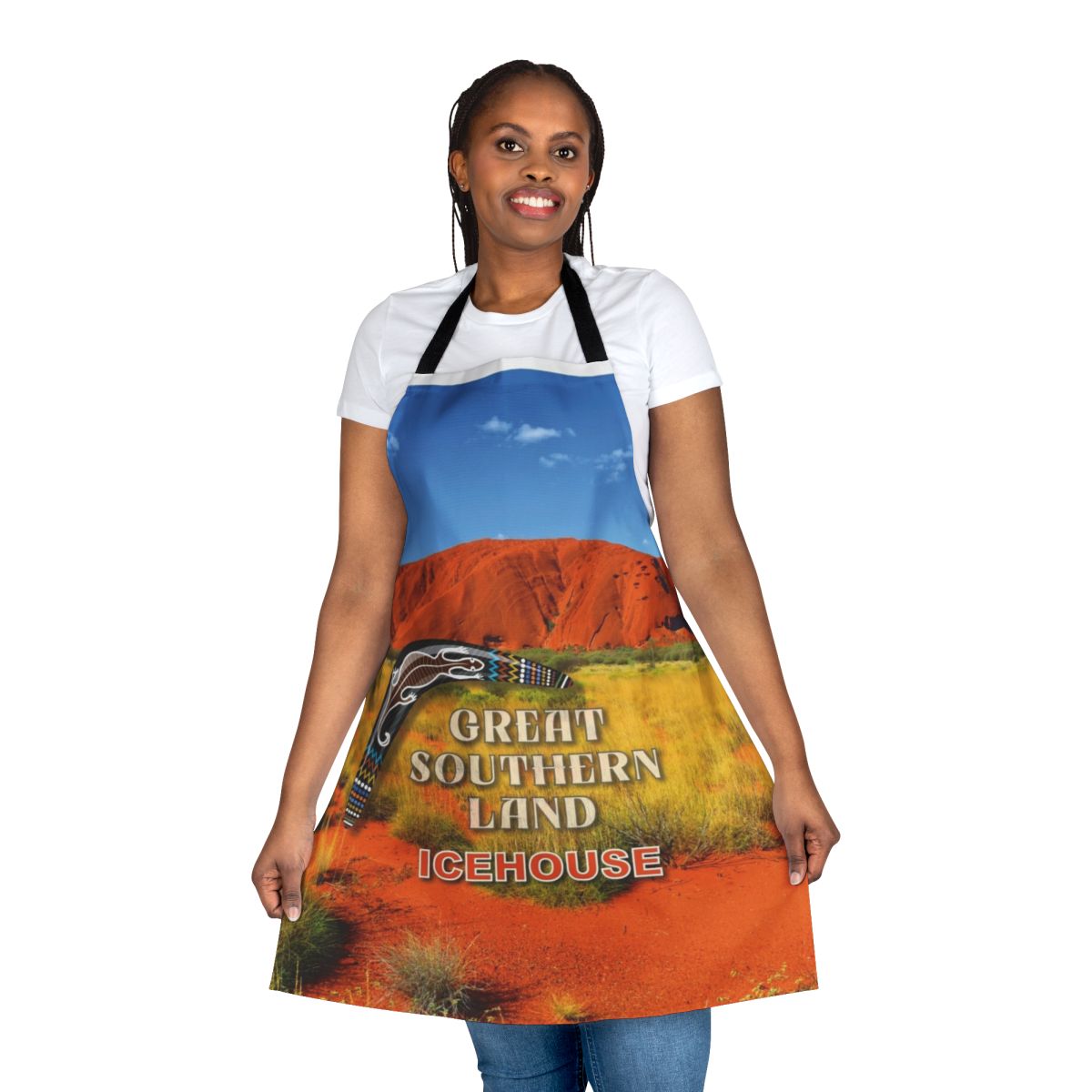 Rustic Australian apron with southern land inspired design