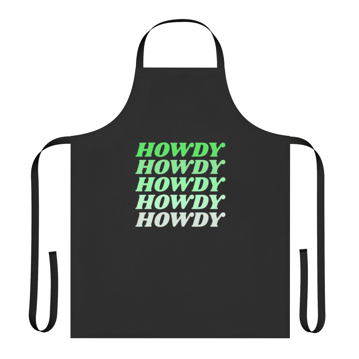 Rustic howdy apron with western and country design