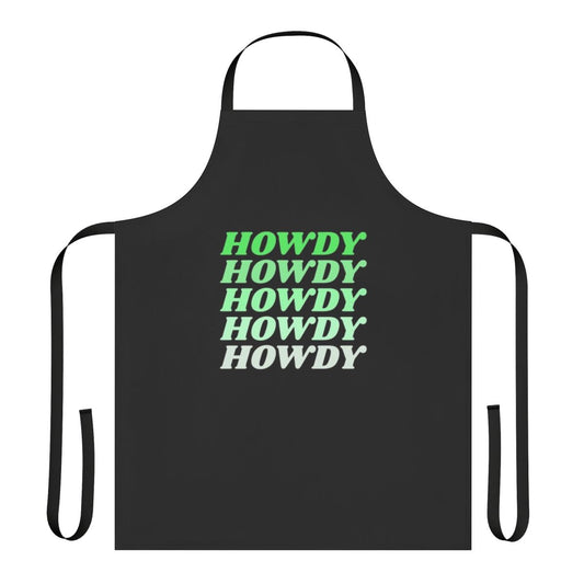 Rustic howdy apron with western and country design