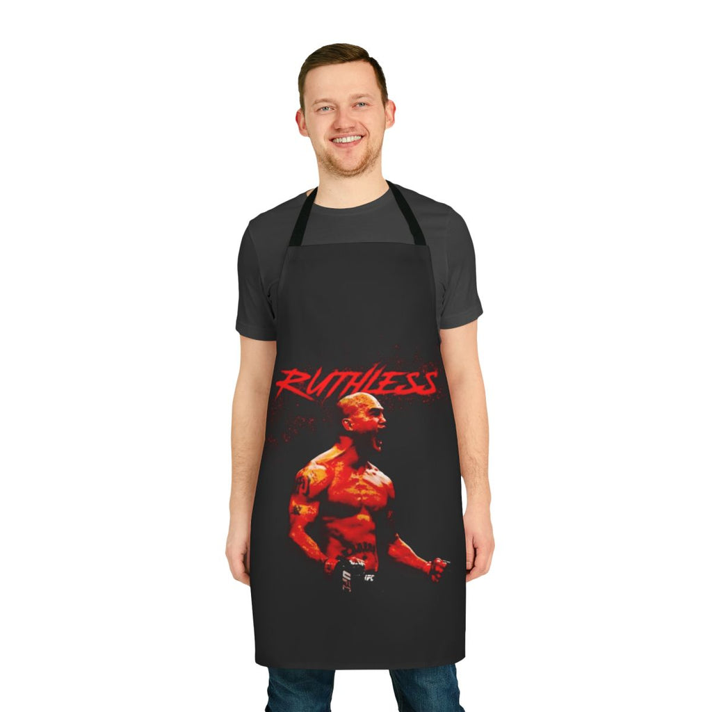 Stylish apron featuring a Robbie Lawler-inspired design for UFC and MMA fans.
