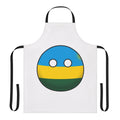 Rwanda Countryball Design Printed Apron