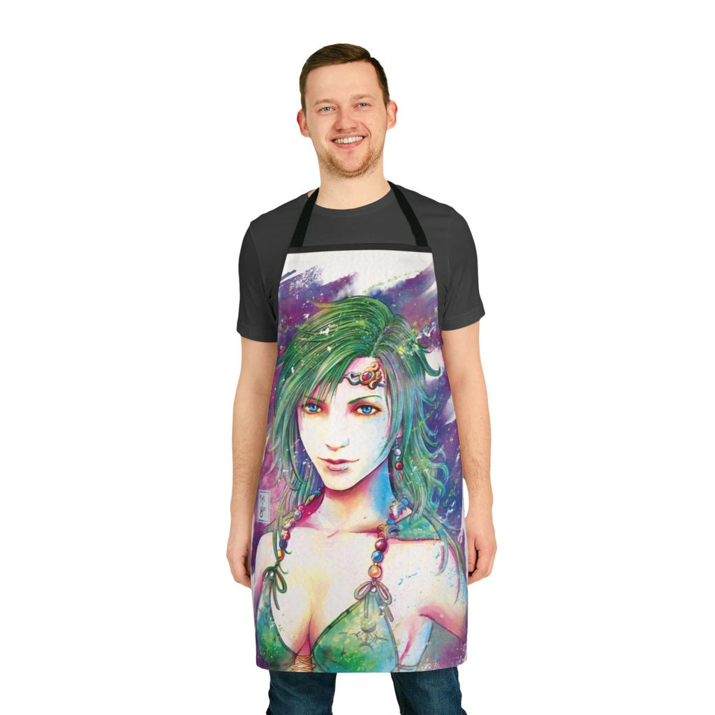 Rydia-inspired apron featuring the character from the Final Fantasy FFIV video game series