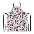 S Club Inspired Repeating Pattern Apron for Horror Fans