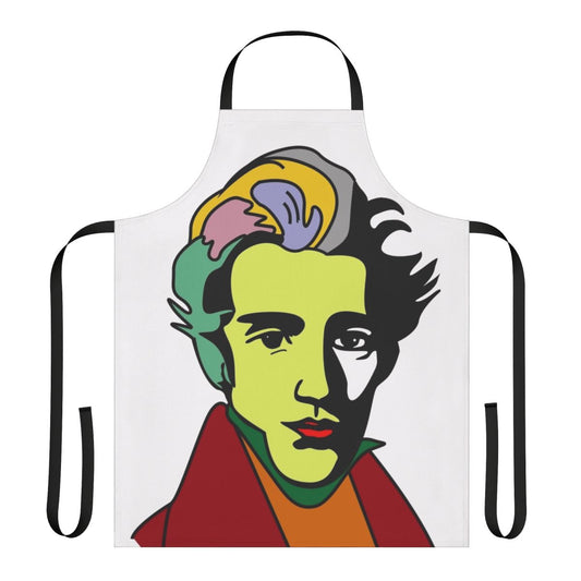 Søren Kierkegaard inspired existentialist philosopher apron
