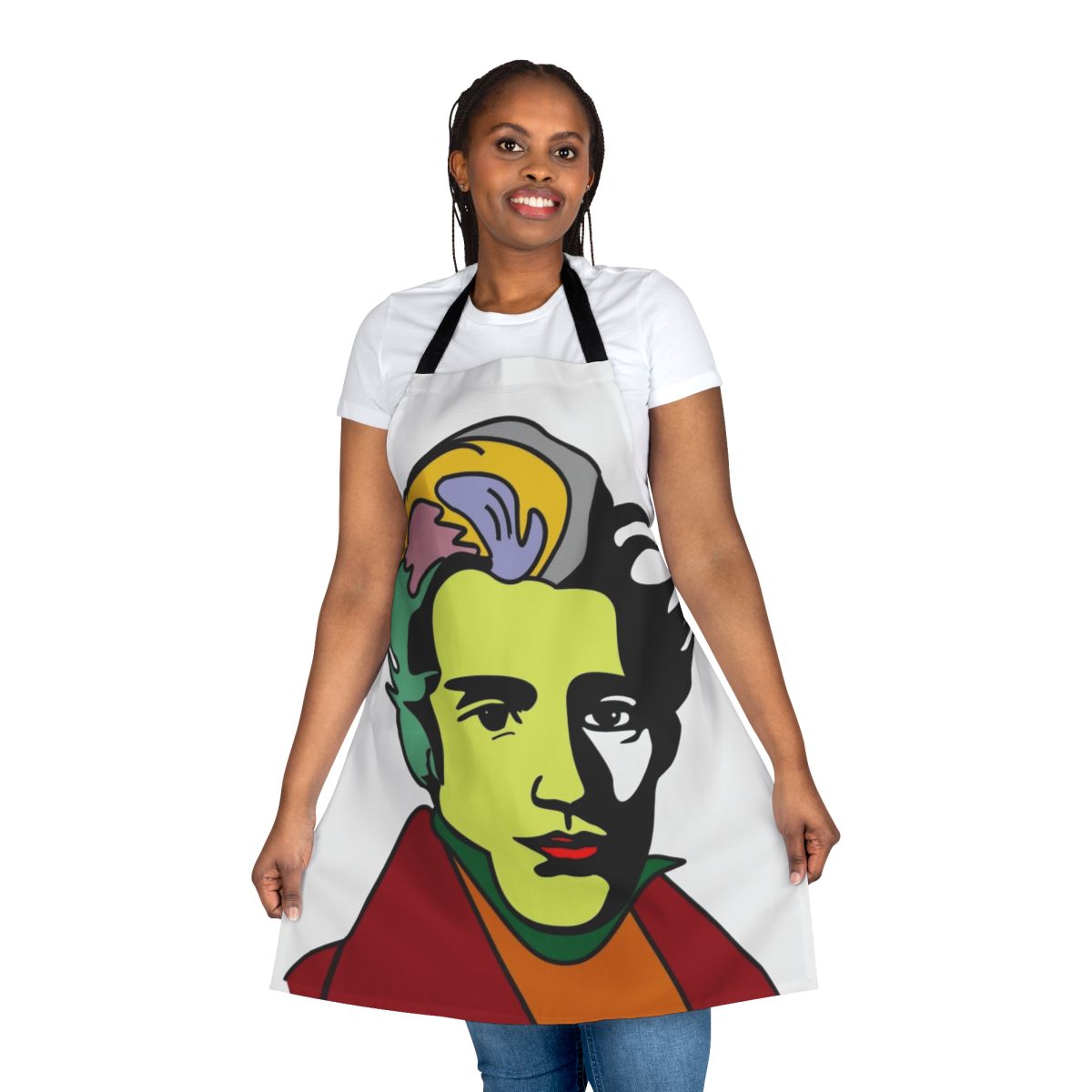 Søren Kierkegaard inspired existentialist philosopher apron