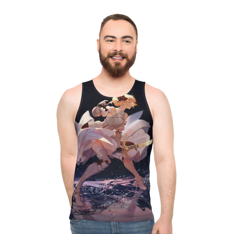 Saber Lily Fate Anime Unisex Tank Top