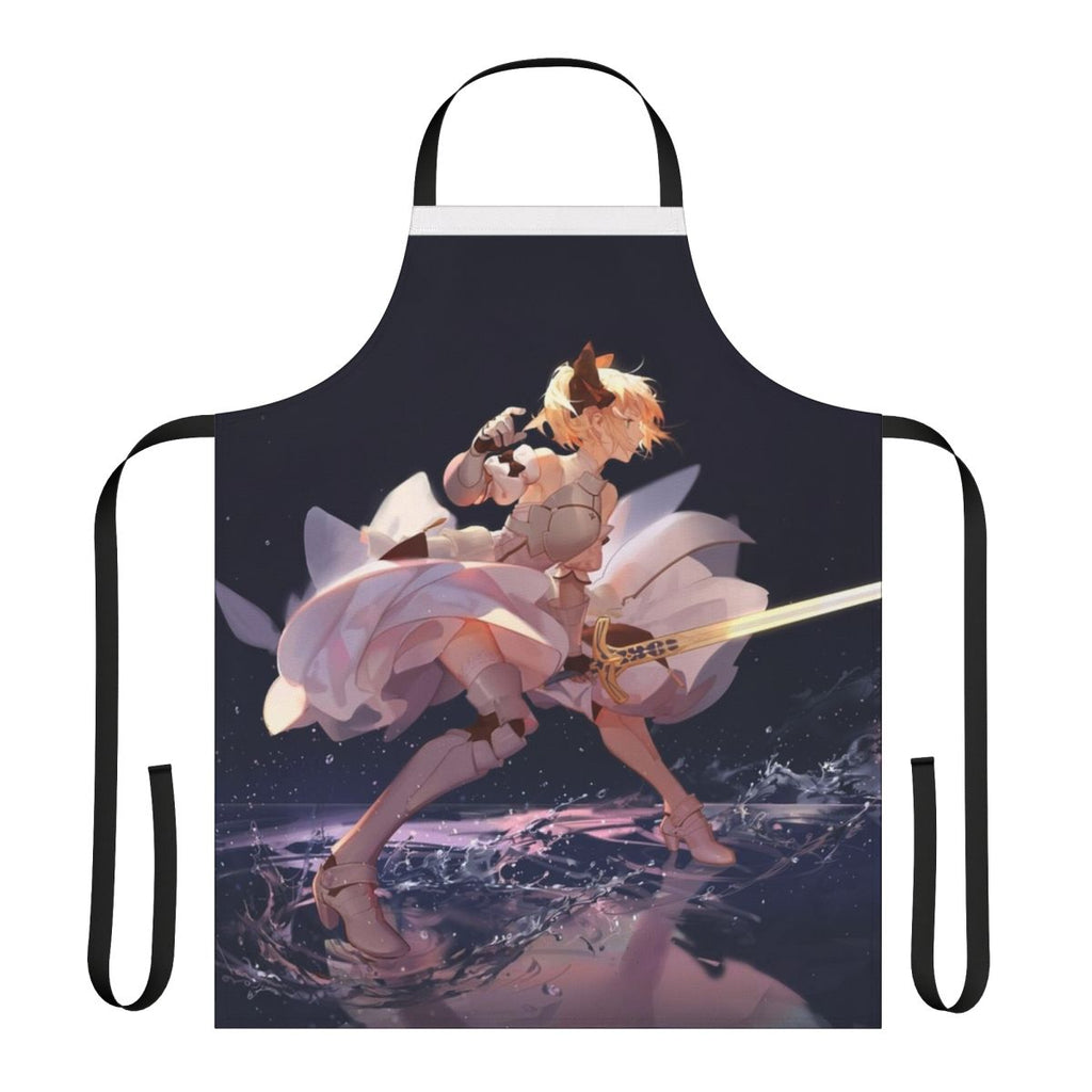Saber Lily Inspired Cooking Apron for Fate Anime Fans