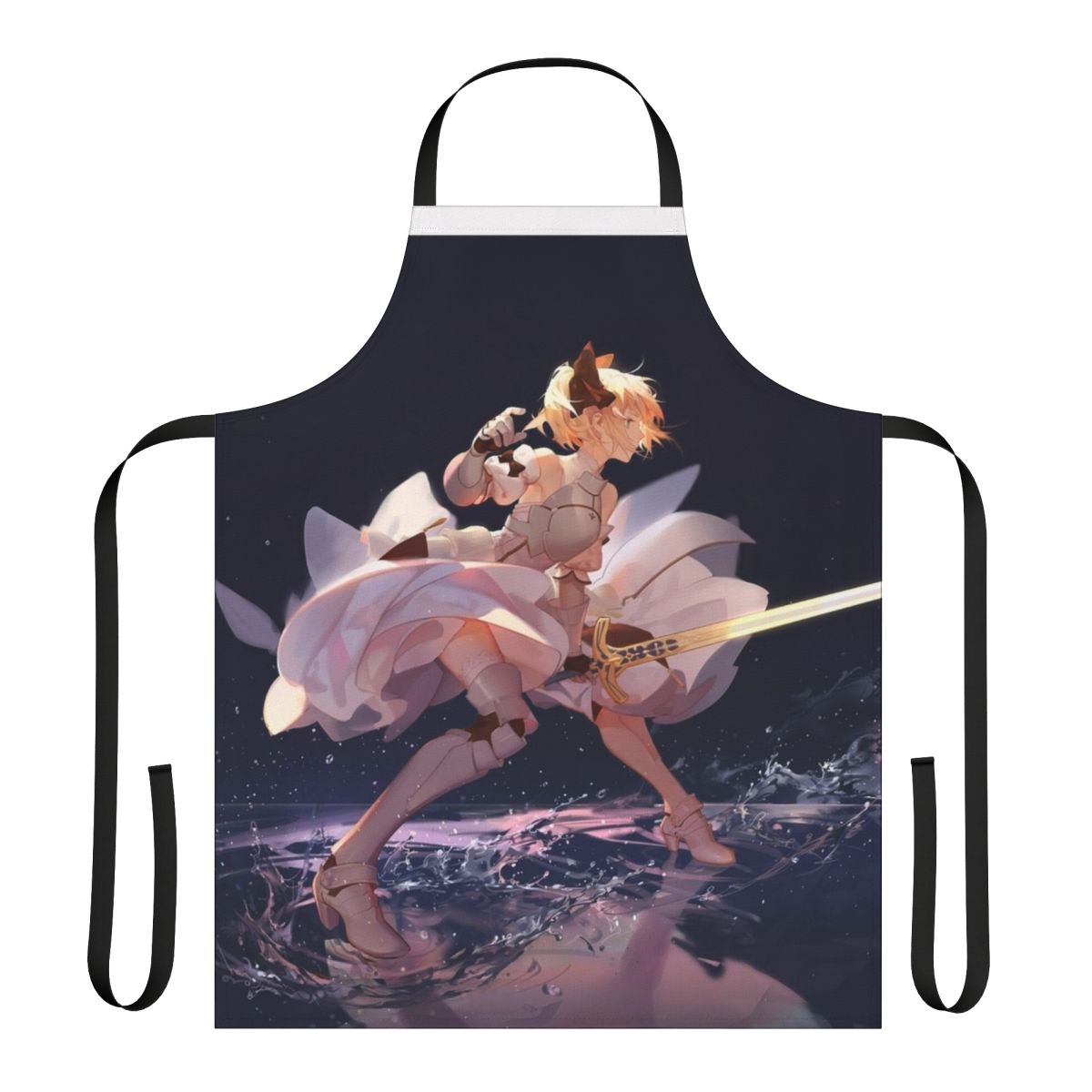 Saber Lily Inspired Cooking Apron for Fate Anime Fans