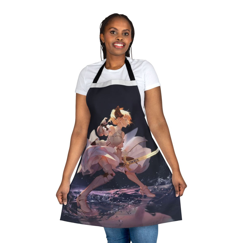 Saber Lily Inspired Cooking Apron for Fate Anime Fans