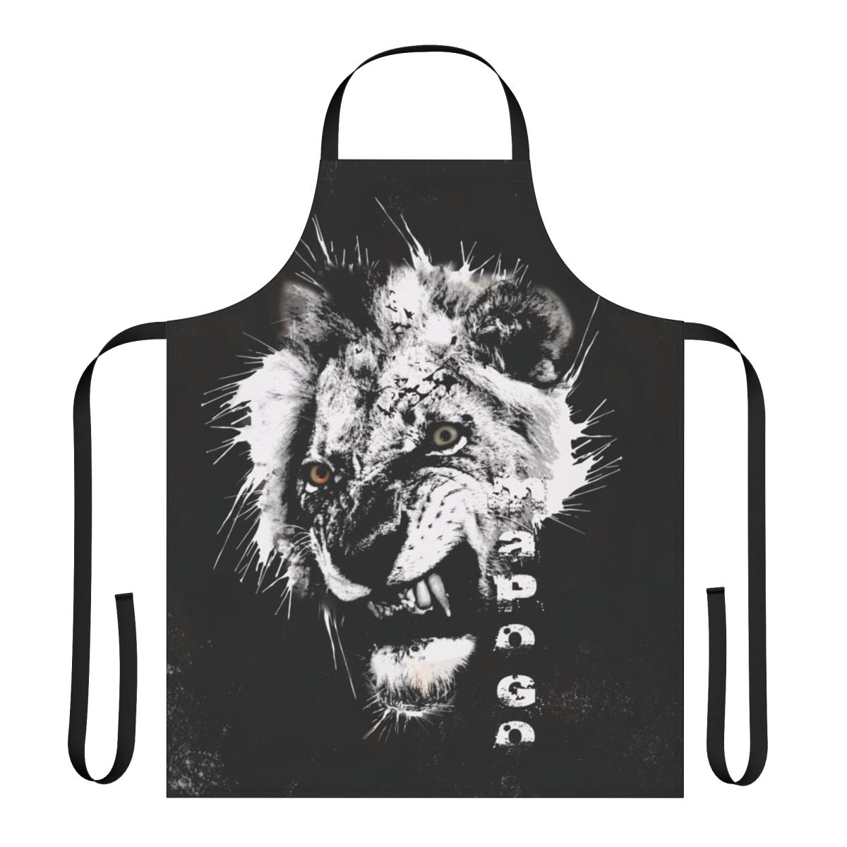 Sabi Sands Lion Themed Apron with African Wildlife Imagery