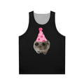 Sad hamster birthday party viral meme unisex tank top