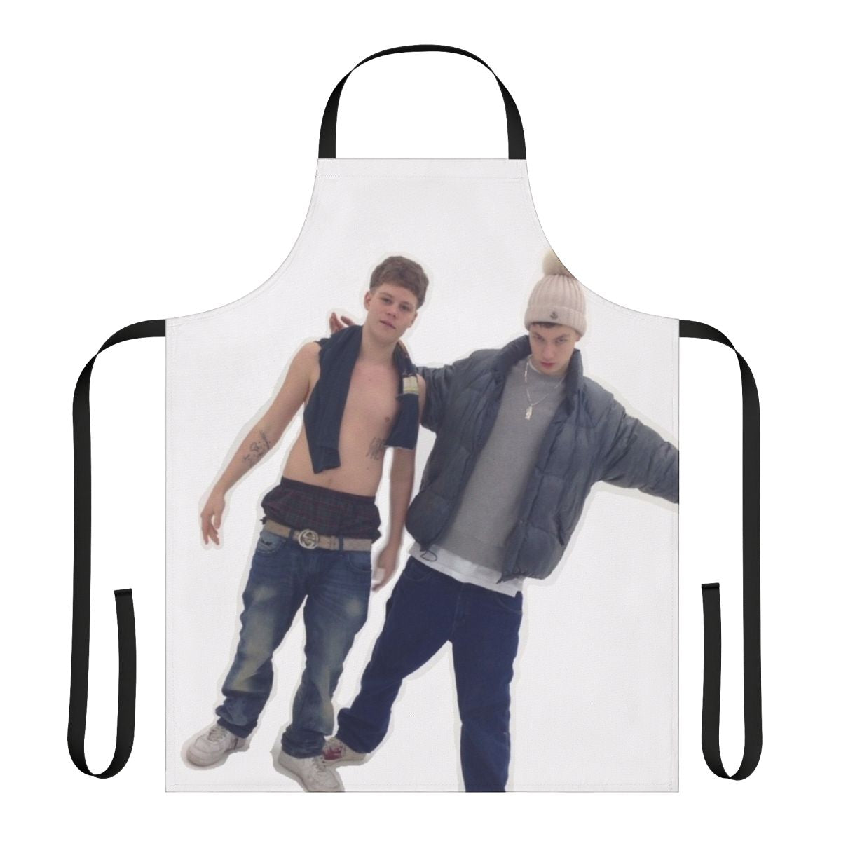 Sad inspired apron featuring Yung Lean, Bladee, and Sadboys/Gravityboys aesthetic