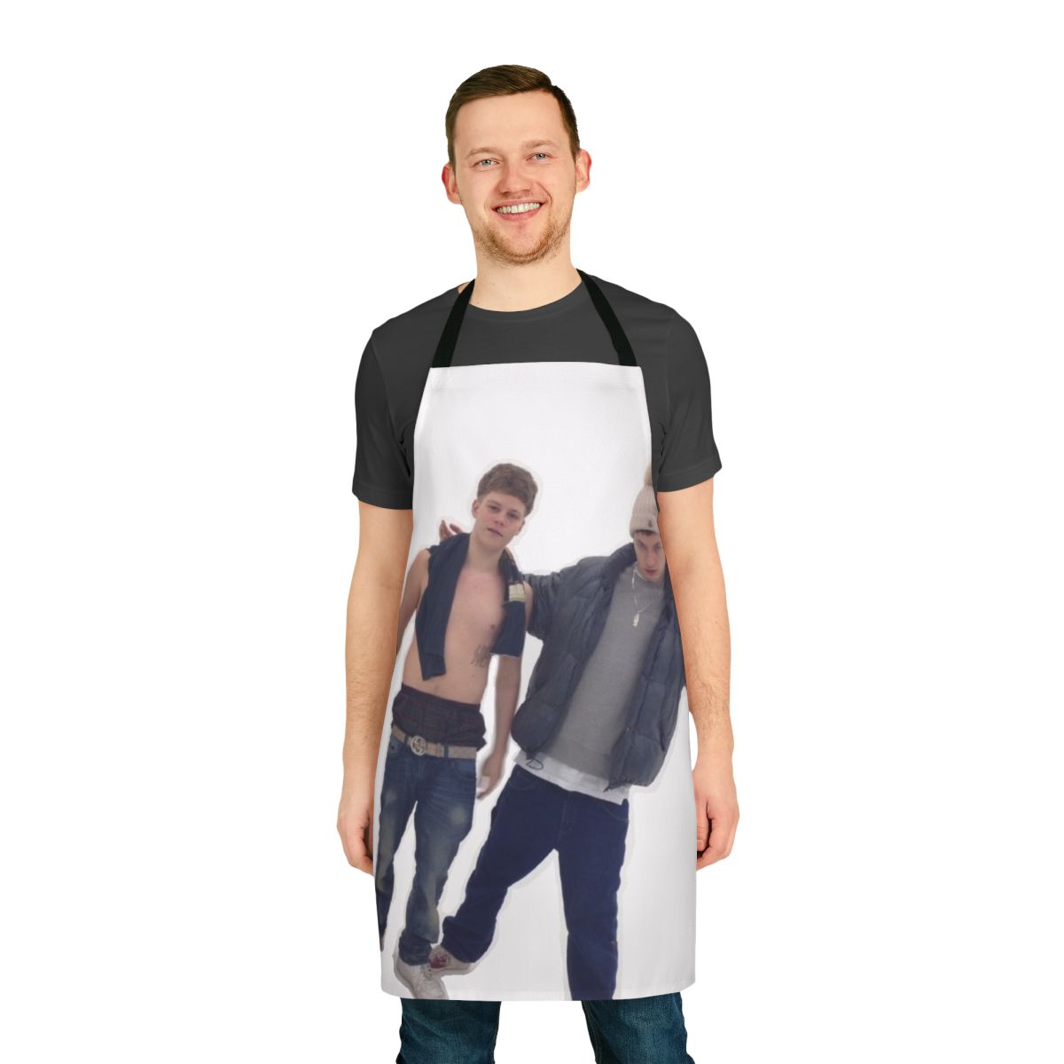 Sad inspired apron featuring Yung Lean, Bladee, and Sadboys/Gravityboys aesthetic
