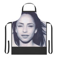 Sade inspired vintage style apron with singer and musical elements