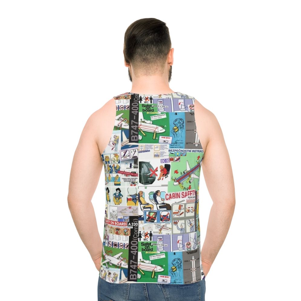 Safety collage unisex tank top