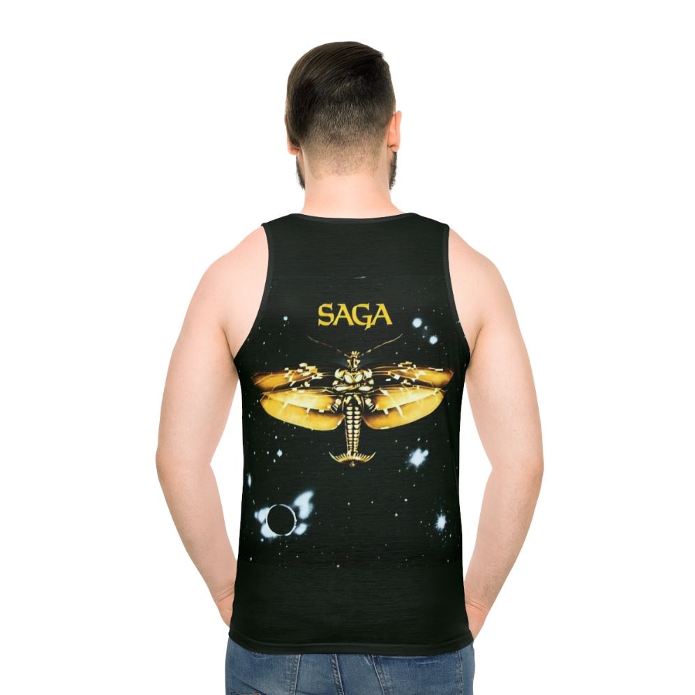 Saga 1978 unisex vintage-style tank top with graphic 80s-inspired design