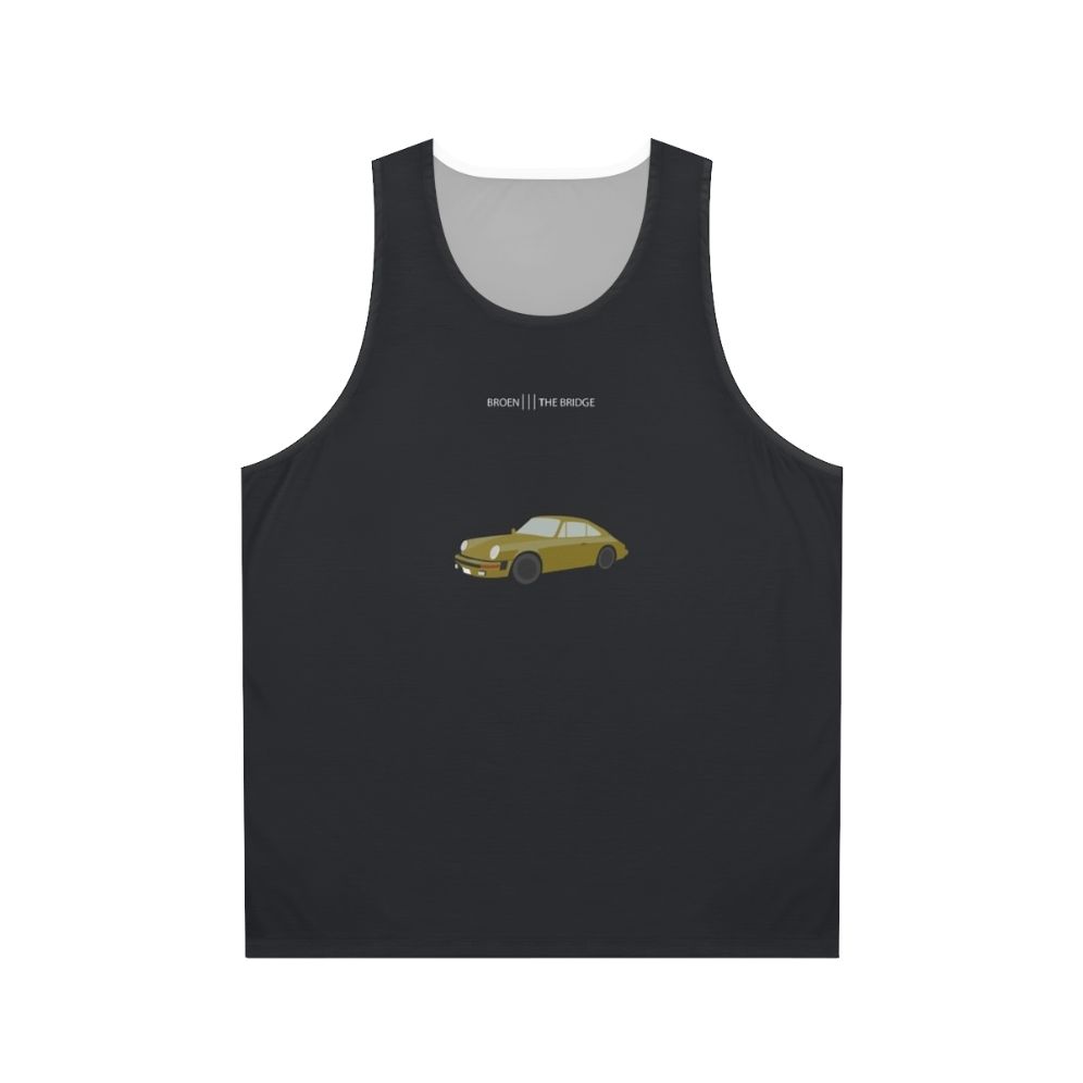 Saga Noren's 'The Bridge' Nordic Noir Unisex Tank Top