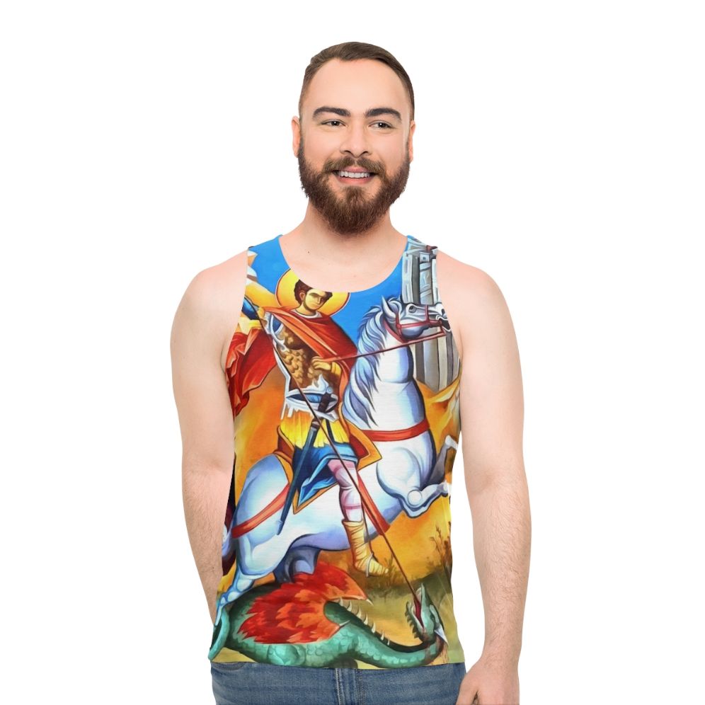 Saint George Unisex Christian Tank Top