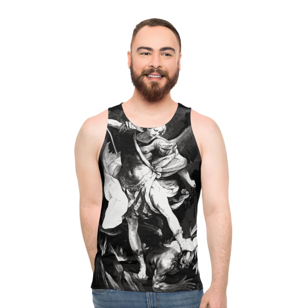 Saint Michael Archangel Unisex Tank Top