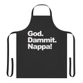 Saiyan Warrior Apron with "God Dammit Nappa" Parody Design