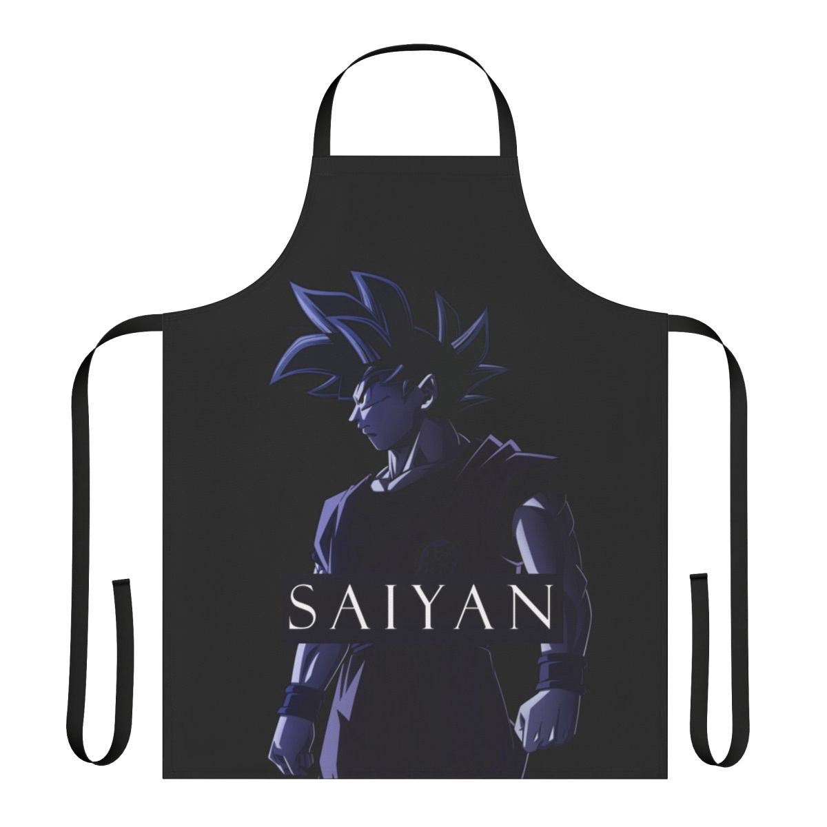 Apron featuring Goku, the legendary super saiyan from the anime/manga series Dragon Ball Super