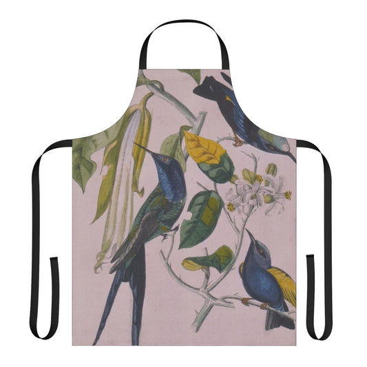 Sakura-inspired apron with ambient electronic music design