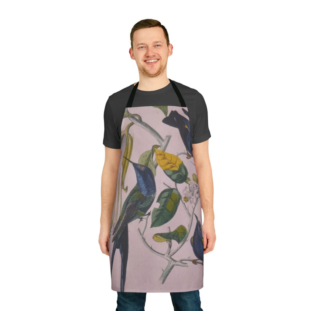 Sakura-inspired apron with ambient electronic music design