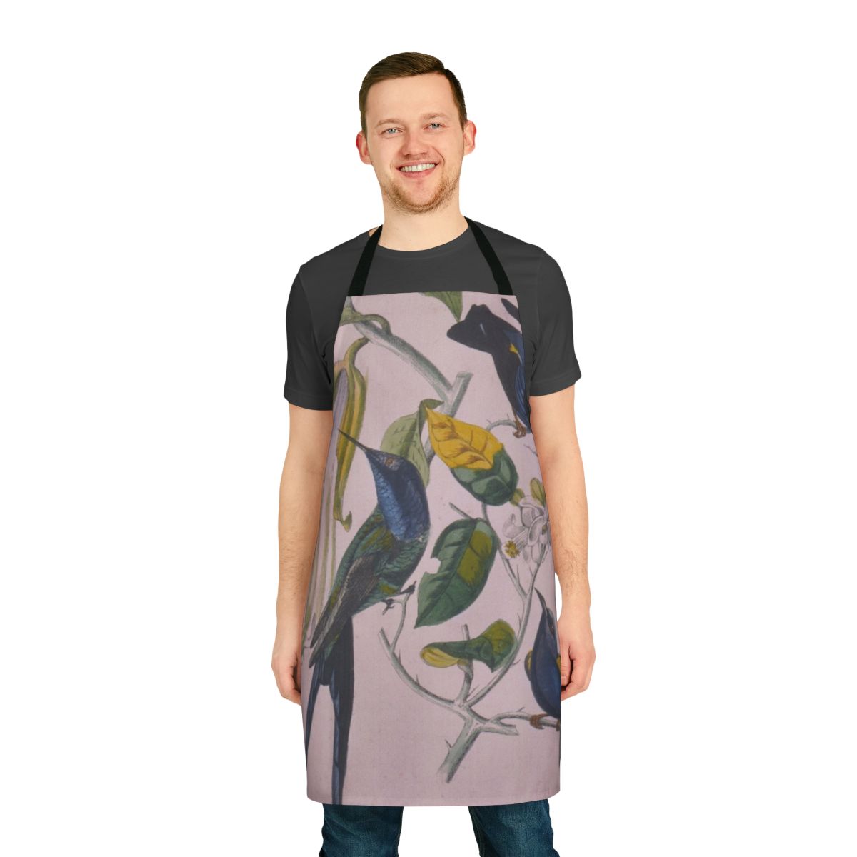 Sakura-inspired apron with ambient electronic music design