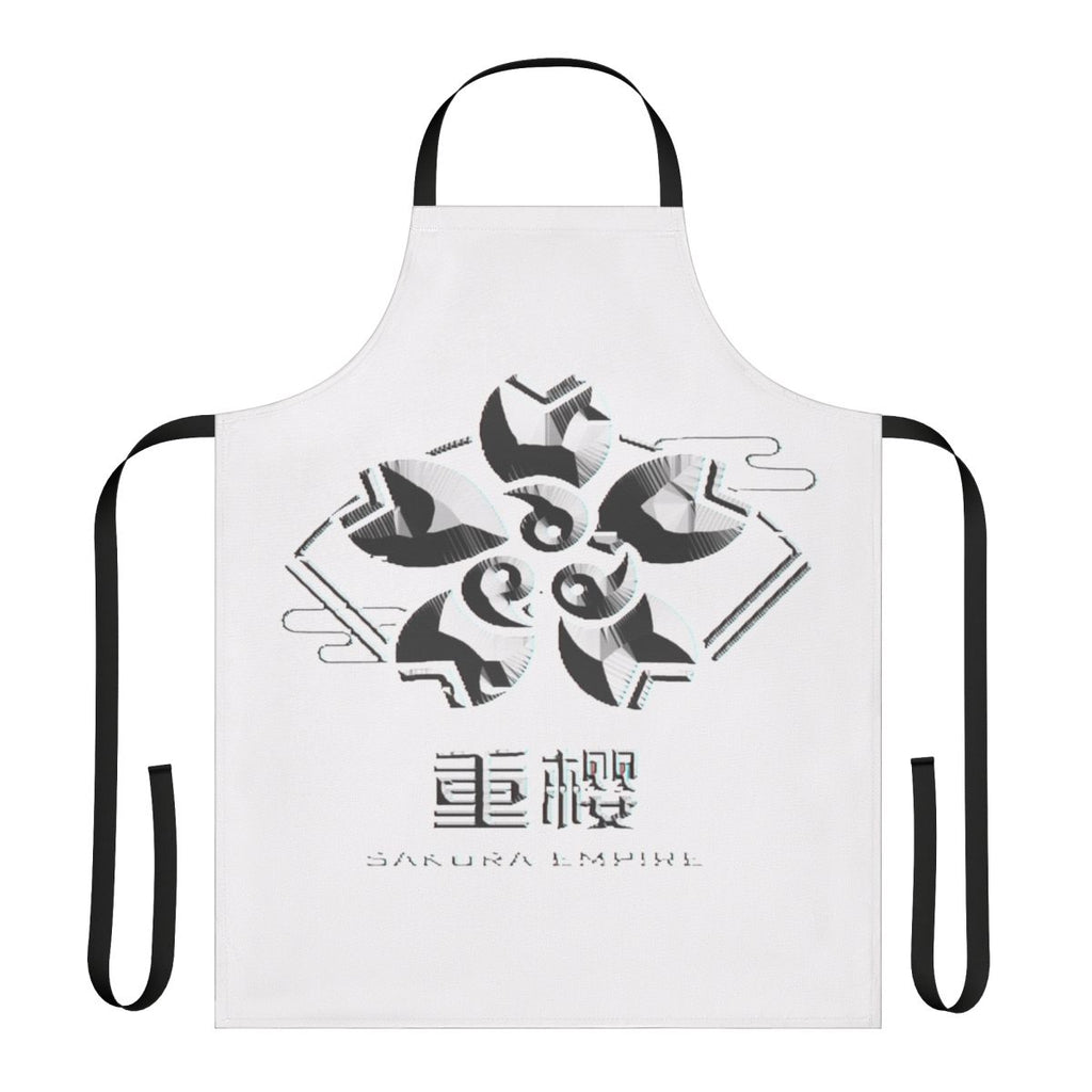 Sakura Empire-Inspired Apron with Anime Artwork