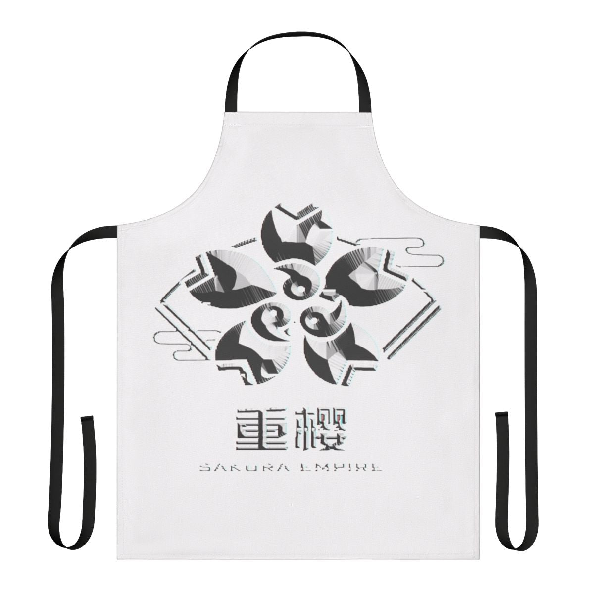 Sakura Empire-Inspired Apron with Anime Artwork