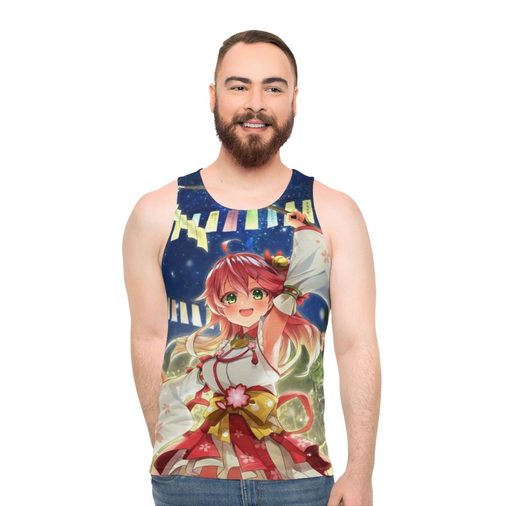 Sakura Miko Tanabata Unisex Anime Tank Top