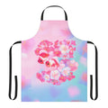 Sakura Ryukin inspired apron with a watercolor floral design