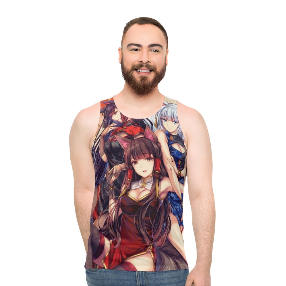 Sakura Sisters Anime Unisex Tank Top