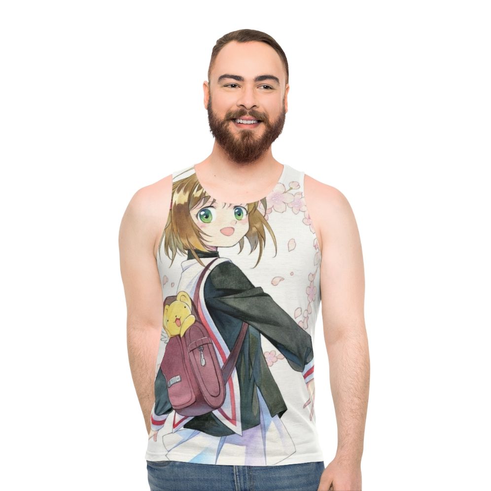Sakura Unisex Tank Top 2 - Anime Manga Inspired Kawaii Tee