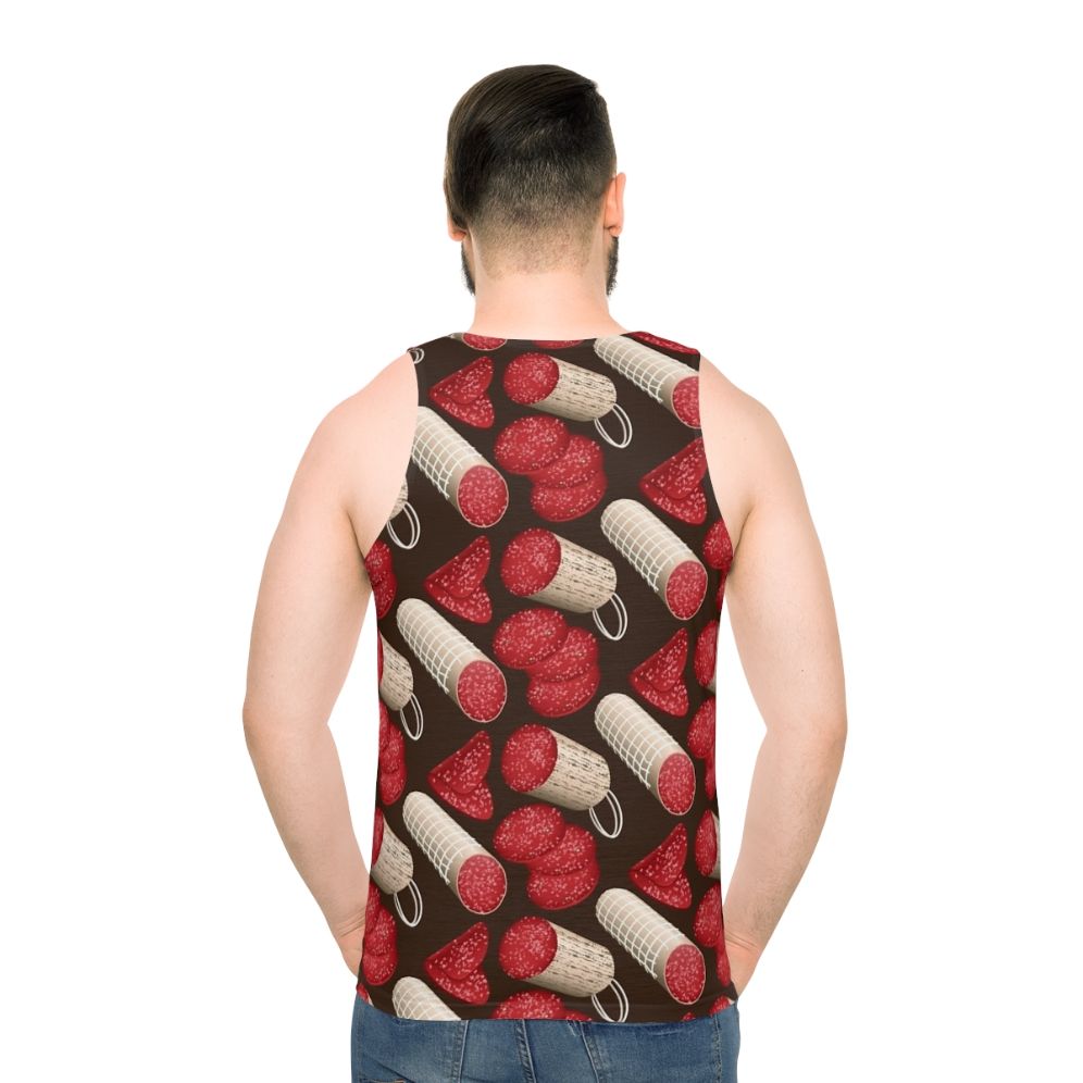 Salami time unisex tank top