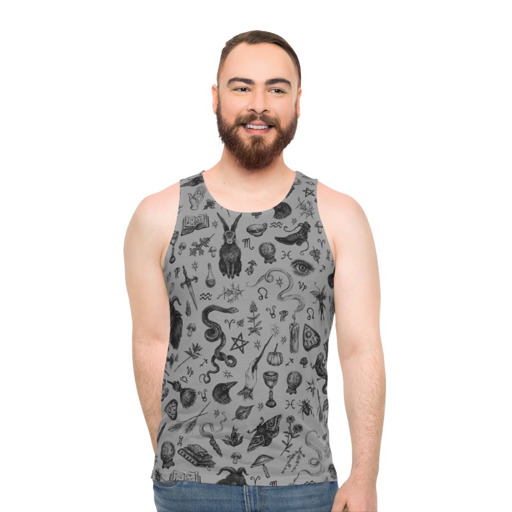 Salem witch unisex tank top