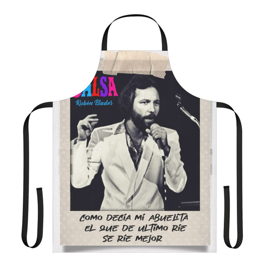 Apron featuring the album cover art of Ruben Blades' "Decisiones"