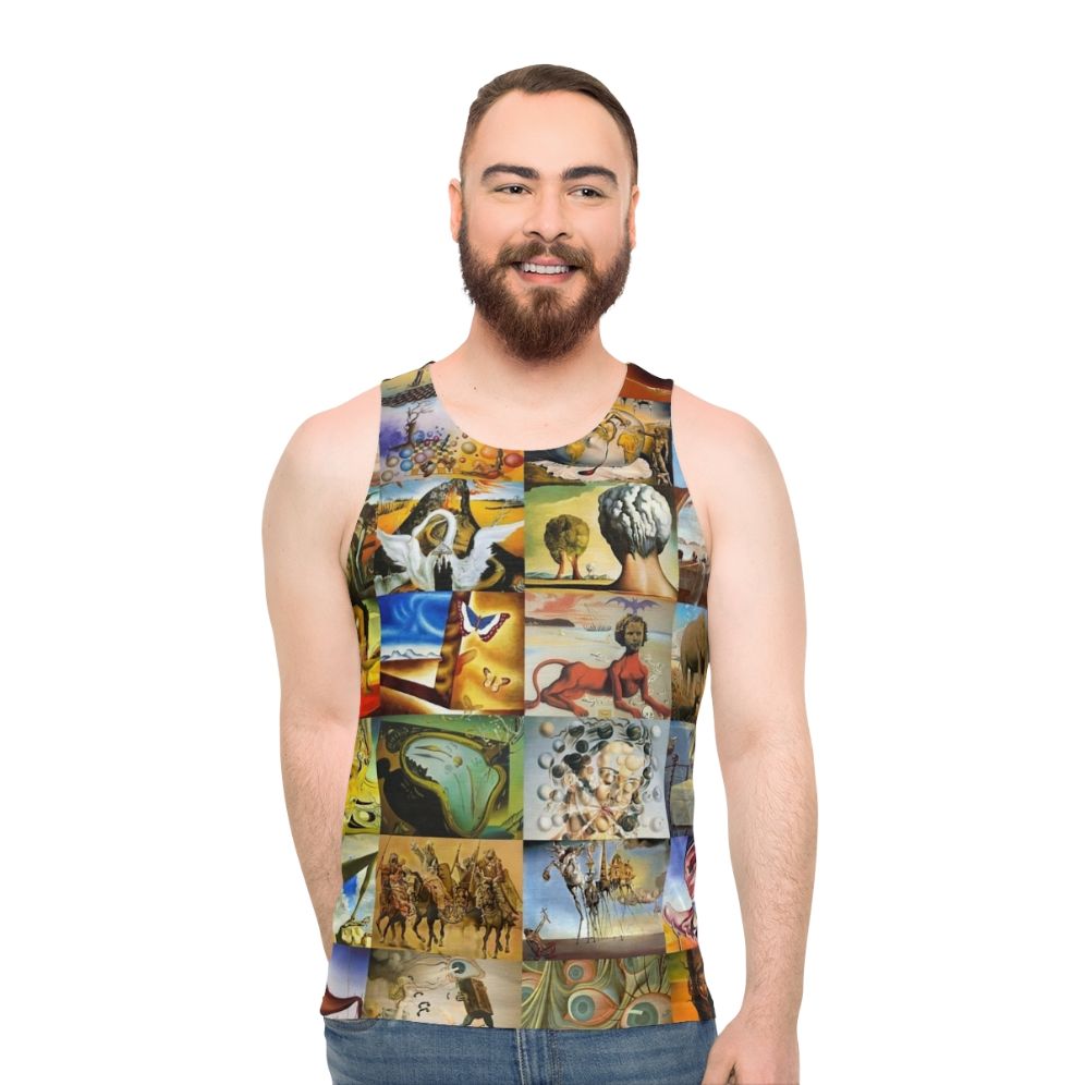 Salvador Dali Surrealist Unisex Tank Top
