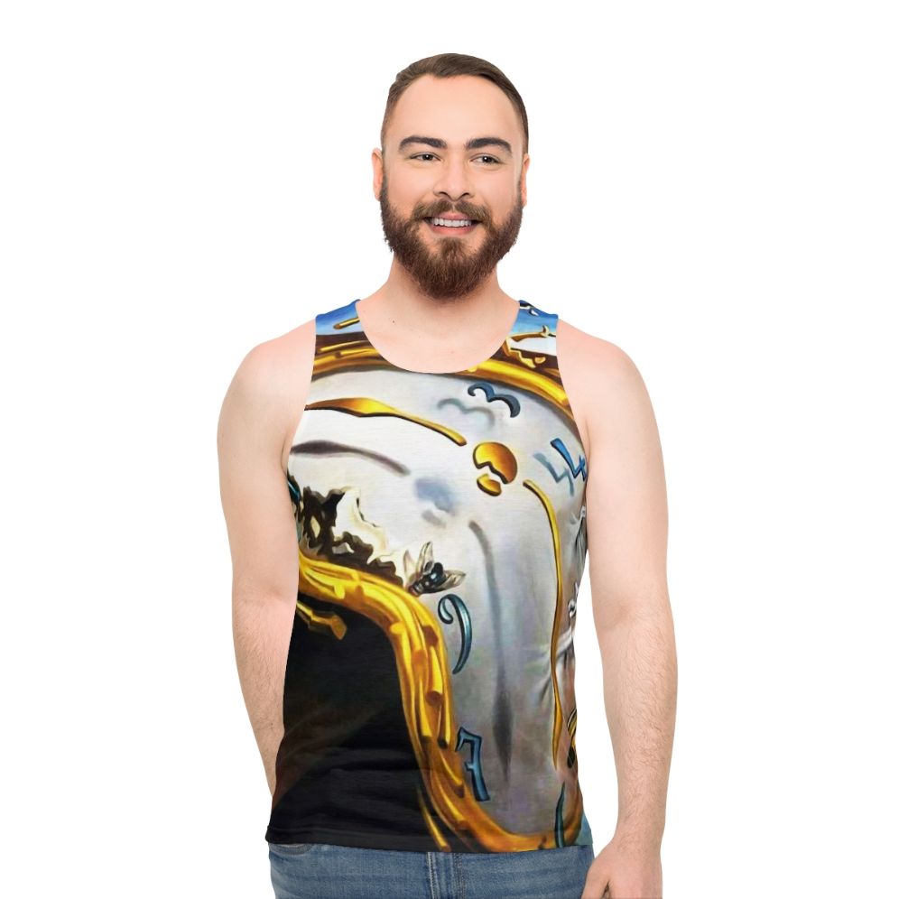 Salvador Dali surrealist art unisex tank top