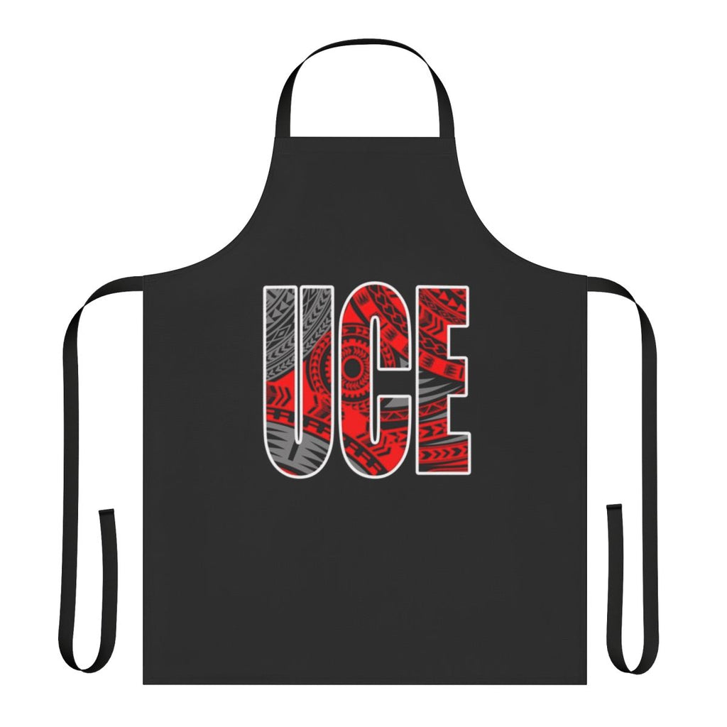 Samoan inspired uce apron with traditional patterns and designs