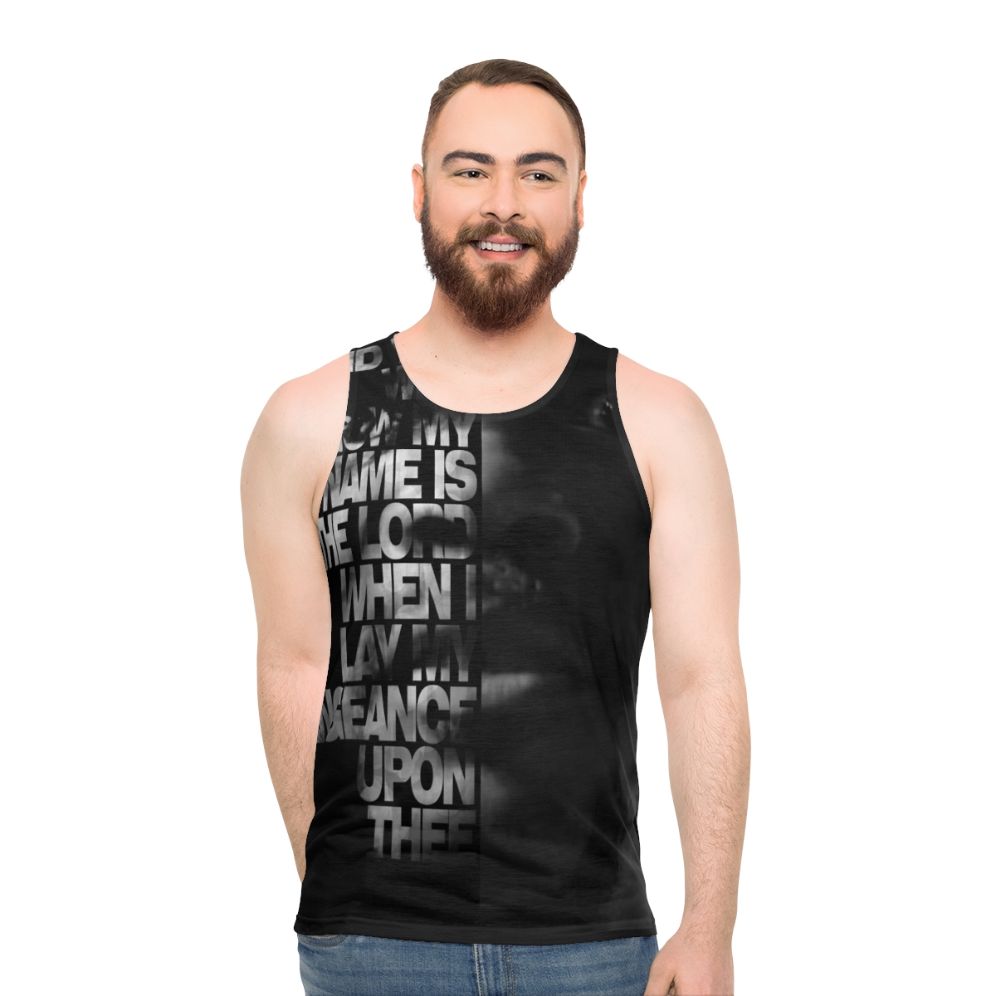 Samuel L. Jackson Unisex Tank Top with Pulp Fiction Monologue