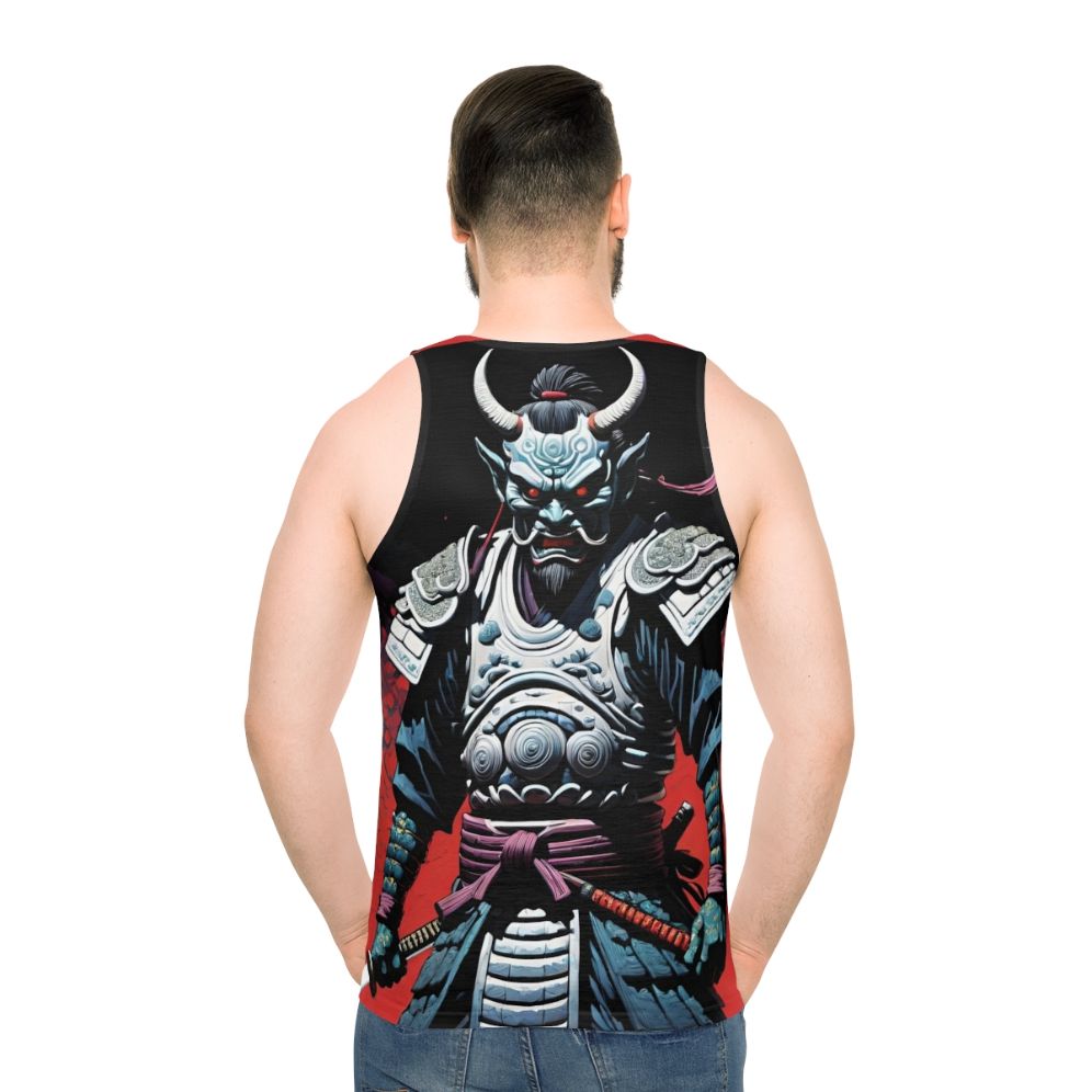 Samurai demon unisex tank top
