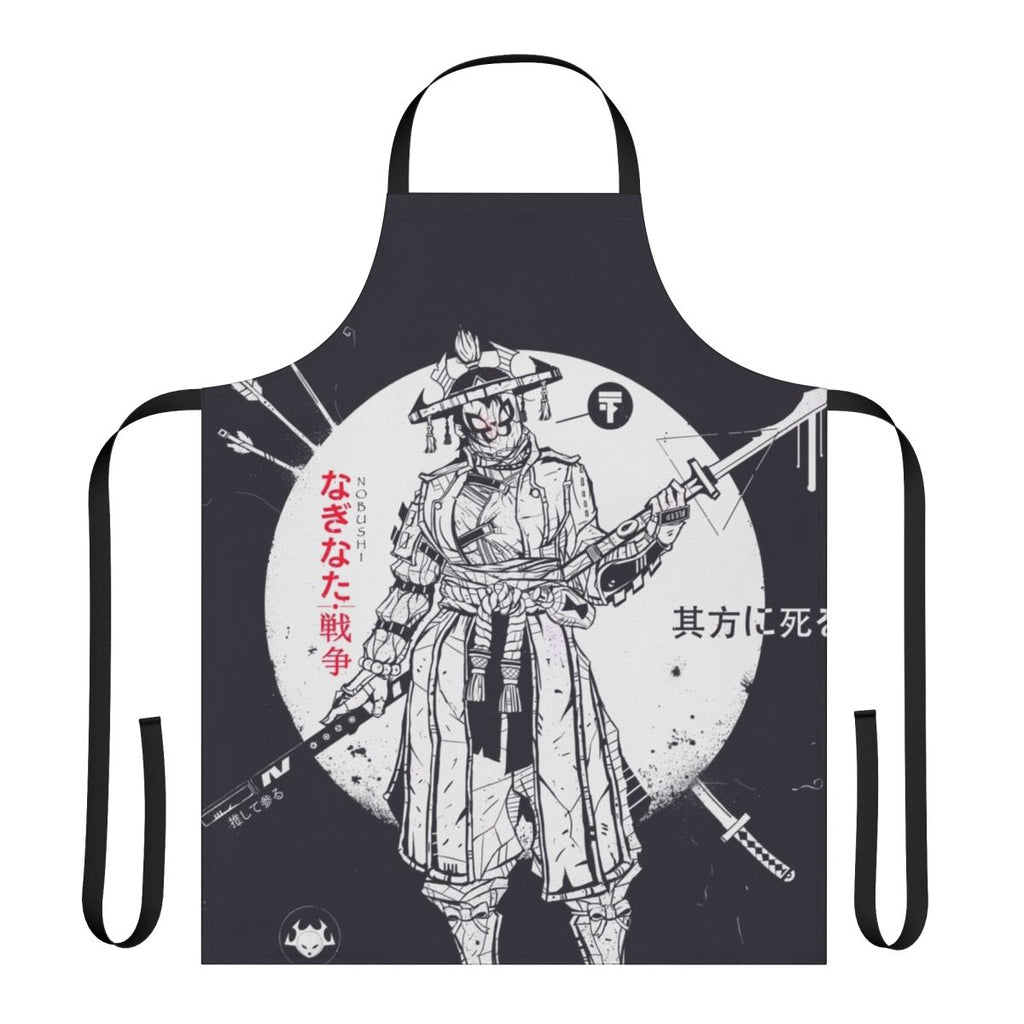 Nobushi character from "For Honor" video game featured on high-quality apron