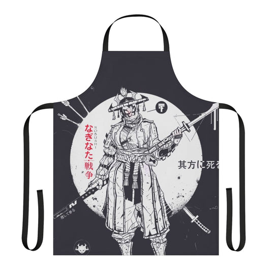 Nobushi character from "For Honor" video game featured on high-quality apron